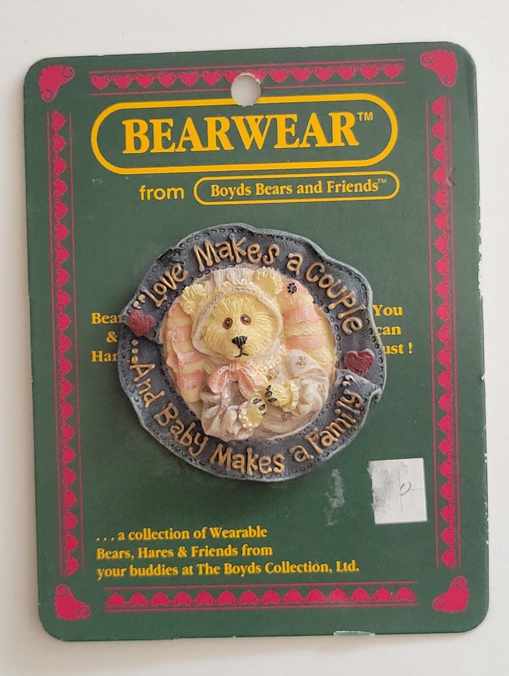 Boyds Bears Bearwear Pin